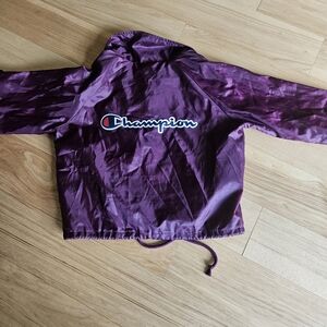 Vintage Champion Purple Windbreaker Jacket